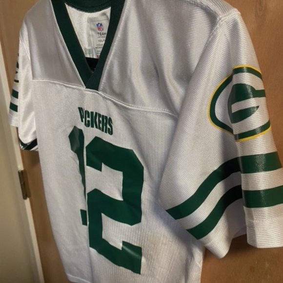 Green Bay Packers Aaron Rodgers Jersey Youth Size Medium - Picture 3 of 4
